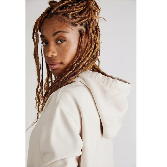 We the Free Beigey White Ombre Zuma Hoodie Sweater size Small - Picture 2 of 16